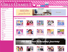 Tablet Screenshot of girlsgames1.com
